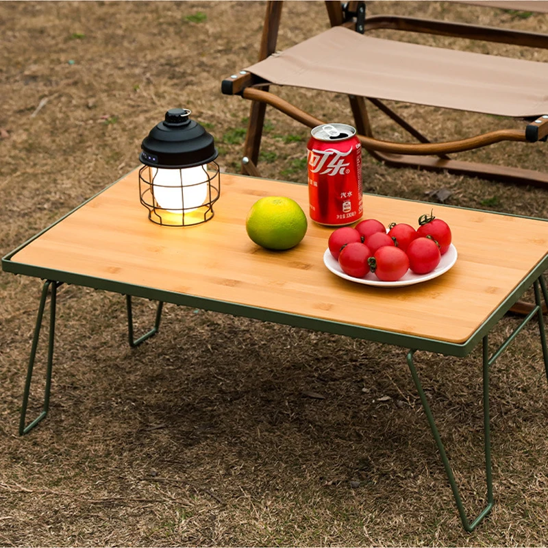 Camping Picnic Mesh Table Outdoor Portable Folding Splicing Grill Cooking Tea Barbecue Mesh Table Multi-functional Iron Shelf