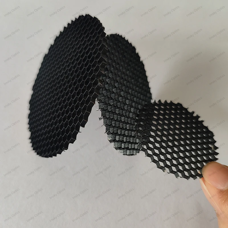 23-65mm Honeycomb Anti-glare LED Spotlights Track Lights Aluminum Grille Honeycomb Black Grid Light Filter