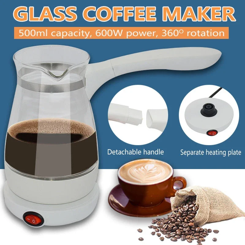 Electric Coffee Pot Household Coffee Machine Türkiye Greece Coffee Cup Fast Heating Espresso Household Kitchen Appliances