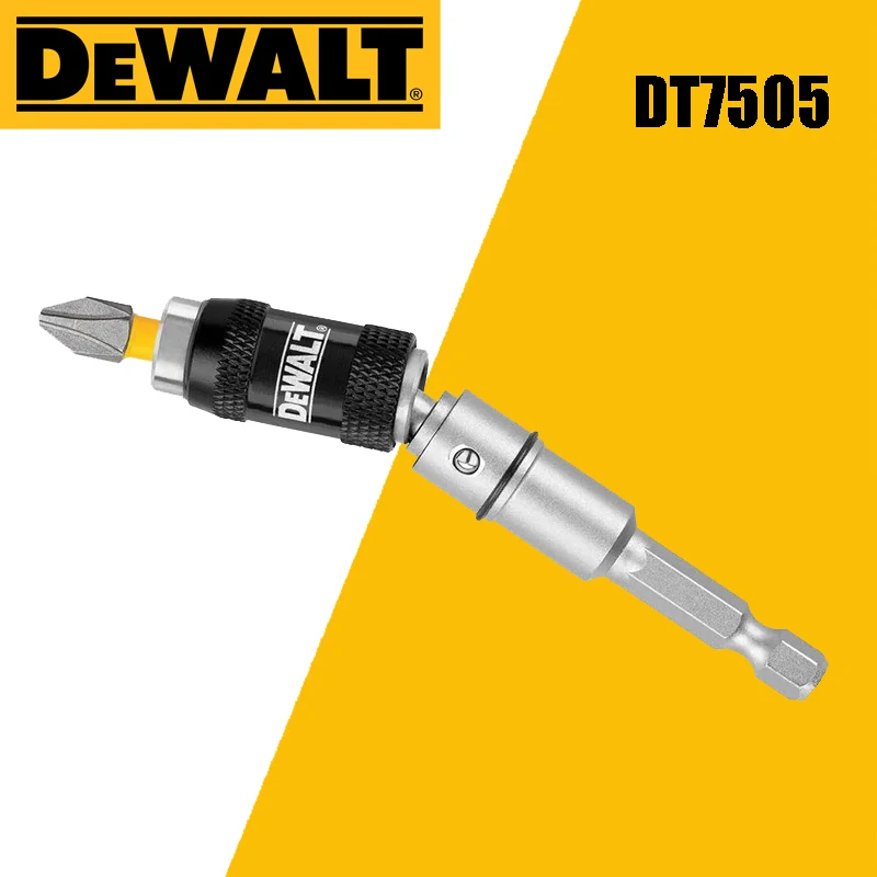 Dewalt-suporte da Ponta do Bit Pivotante Canto Magnético Acessórios para Ferramentas Eléctricas 20 ° Pz2 6.35 mm Dt7505