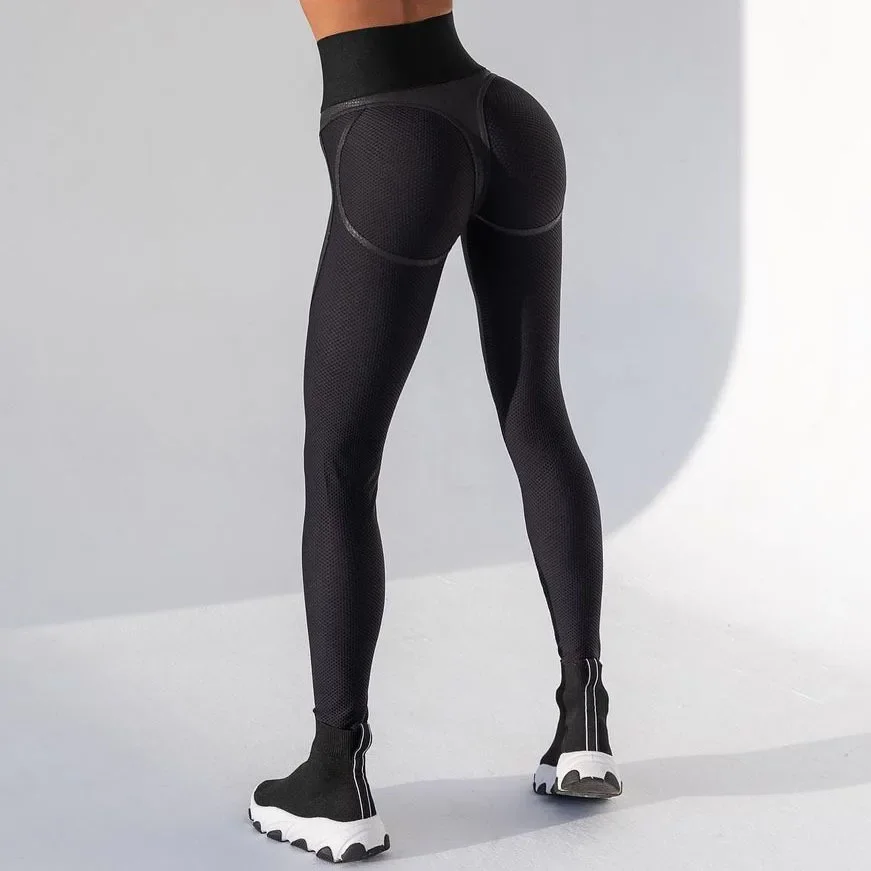 pantalons-de-yoga-avec-panneaux-en-maille-pour-femmes-–-leggings-d'entrainement-taille-haute-pour-l'exterieur-controle-du-ventre
