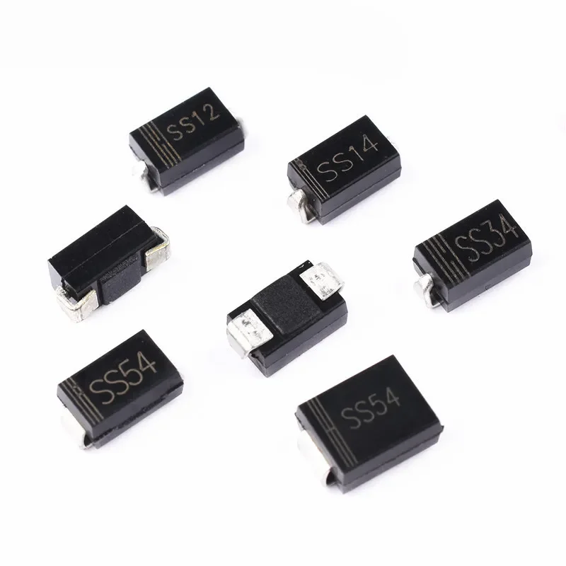100 قطعة SMA 1N5819 Do-214Ac SS14 SS12 SS16 SS24 SS34 SS36 SS56 SS110 SS210 SS310 M1 M4 M7 SS54 SS26 RS1M US1M ES1J ES1D RS2M ES1M