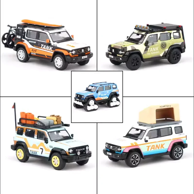 

XCARTOYS 1/64 Tank 300 Cross Country Set 2 Forest guard Diecast Desert off-road Collection of Car Model Toys Ornaments