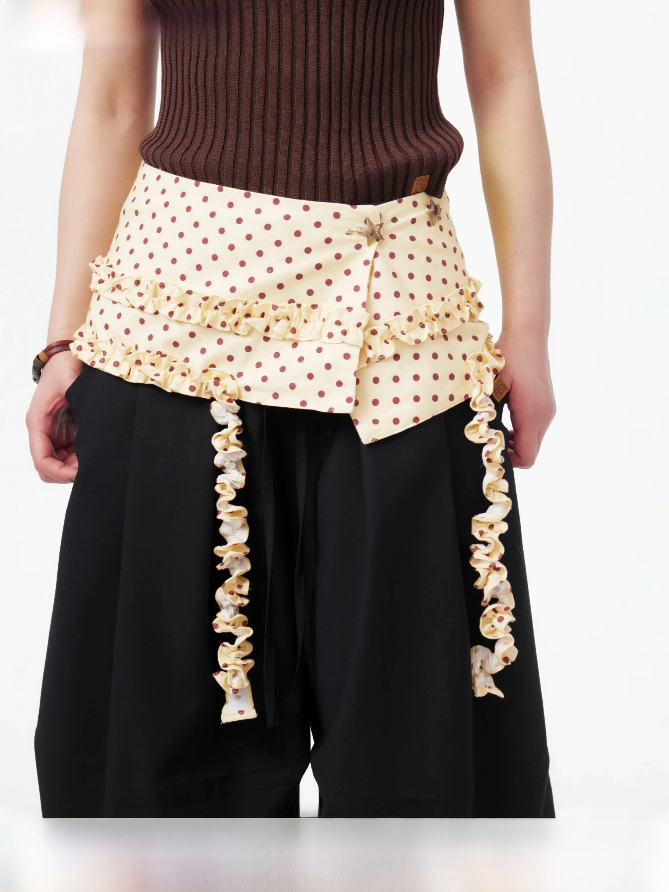 versatile-plaid-polka-dot-half-skirt-layering-early-forest-saotome-brand-summer-2026-china-made-belted-skirt-fashion-accessory