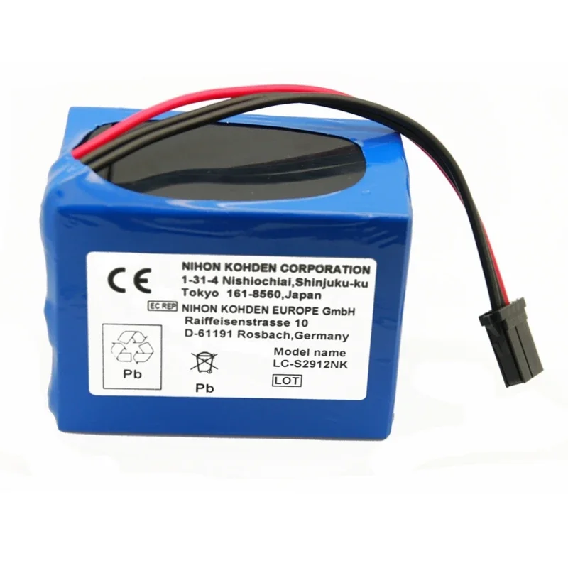 1pce LC-S2912NK 12v 2900mAh Photoelectric Defibrillator Battery Pack