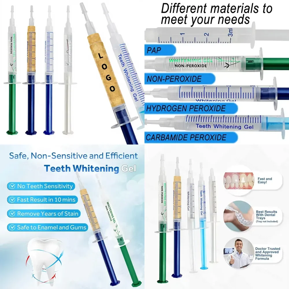 

【CHIMU HOME】 Certified Custom Logo Peroxyde 6% 10% 20% Peroxide 10Ml Teeth Chairside Tooth Whitening Show Gel With