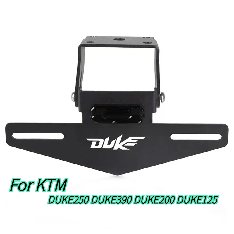 

For KTM DUKE250 DUKE390 DUKE200 2013-2021 Duke125 2017-2020 Motorcycle Eliminator License Plate Holder Plate with LED Light