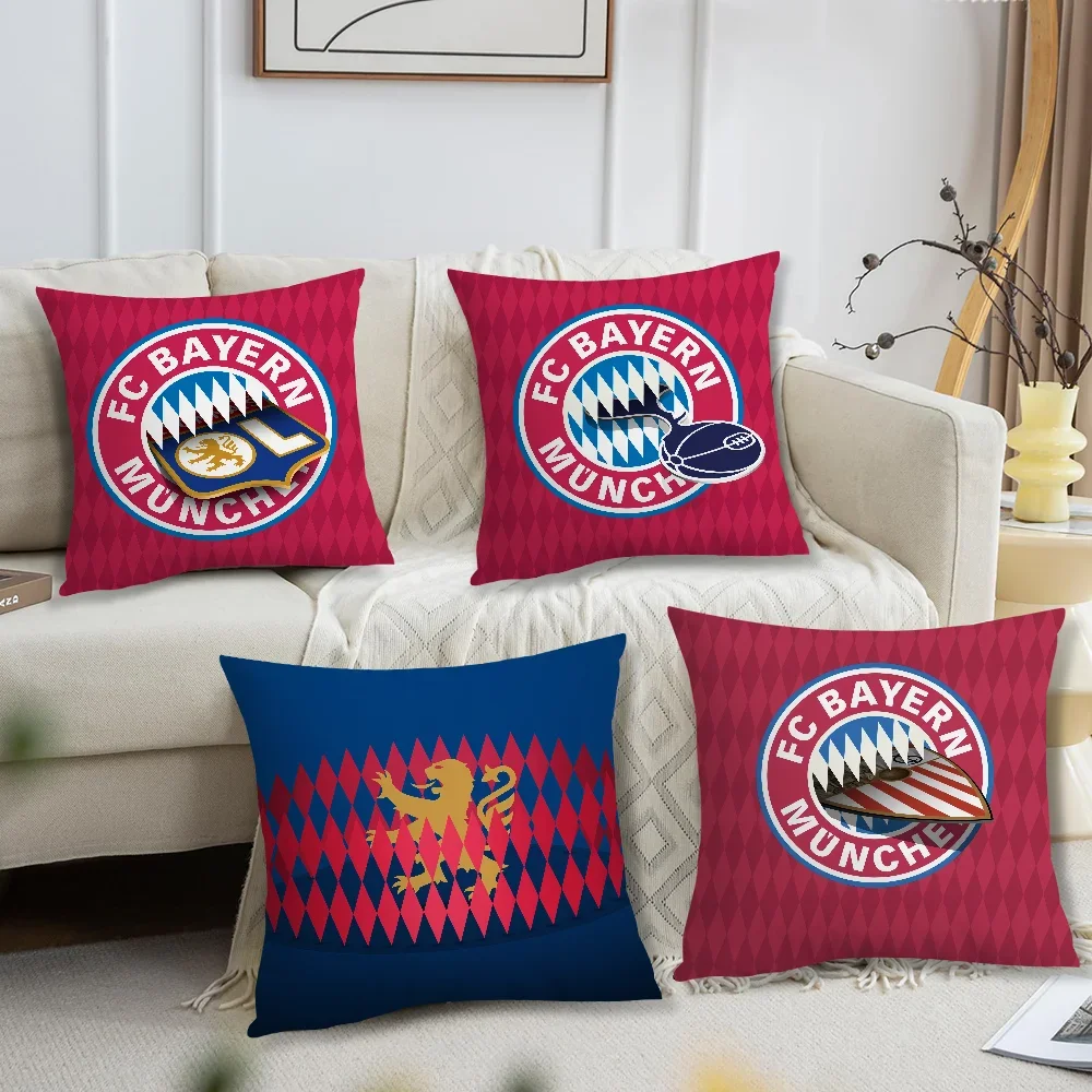 art Comfortable soft Pillow Case B-bayernS for Sofa Living Room m-MmunichS Home office Decor Protective Funny Covers