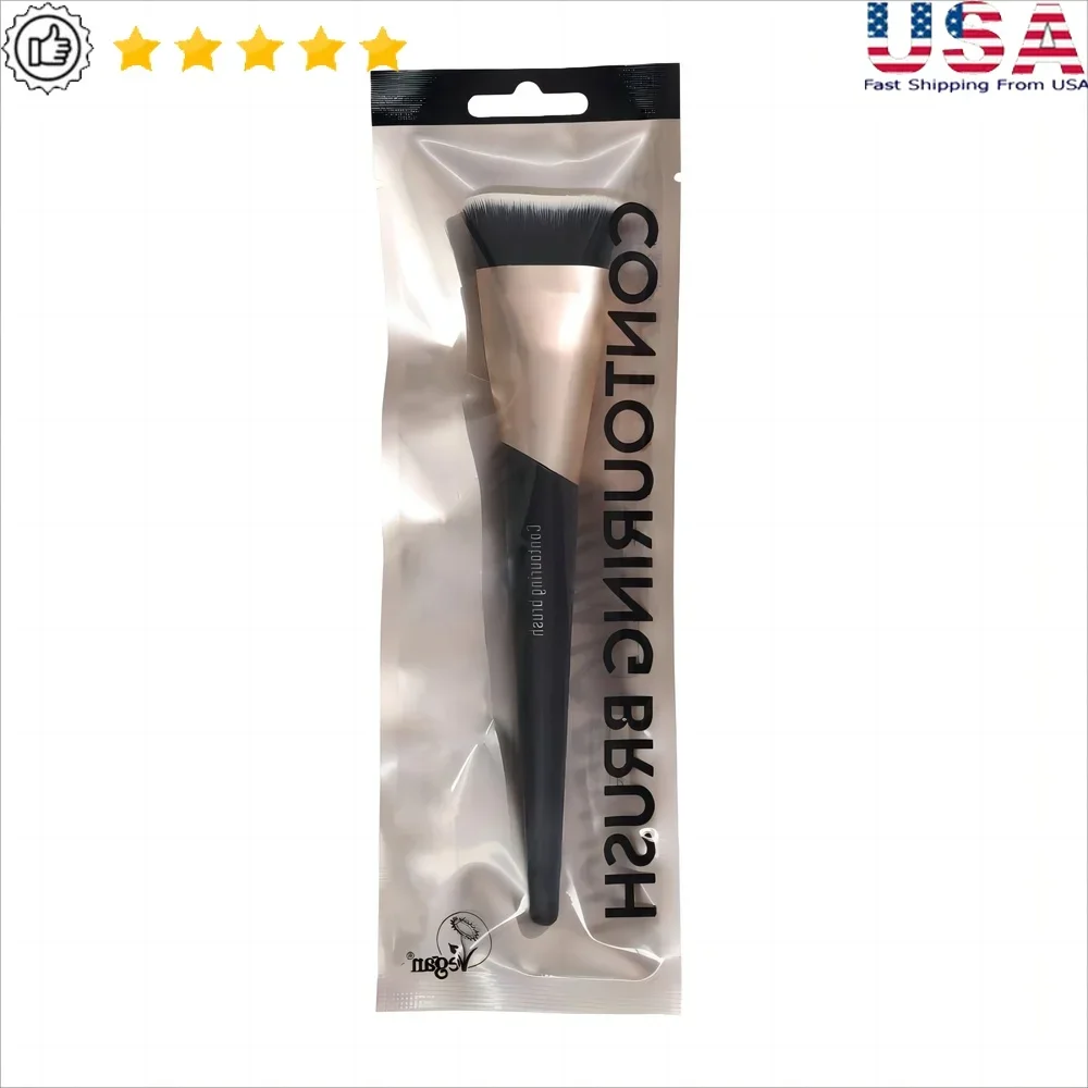 

Контурная кисть для макияжа, инструмент для лепки, прецизионное нанесение, веганская синтетика для начинающих и профессионалов, идеальный макияж лица