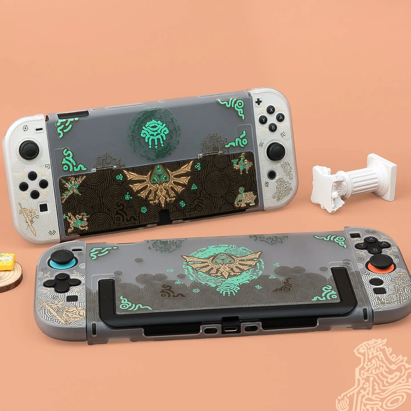 

Adventure Themed Translucent Protective Case for Nintendo Switch / OLED / Switch 2 – Frosted Hard Shell with Fantasy Elements
