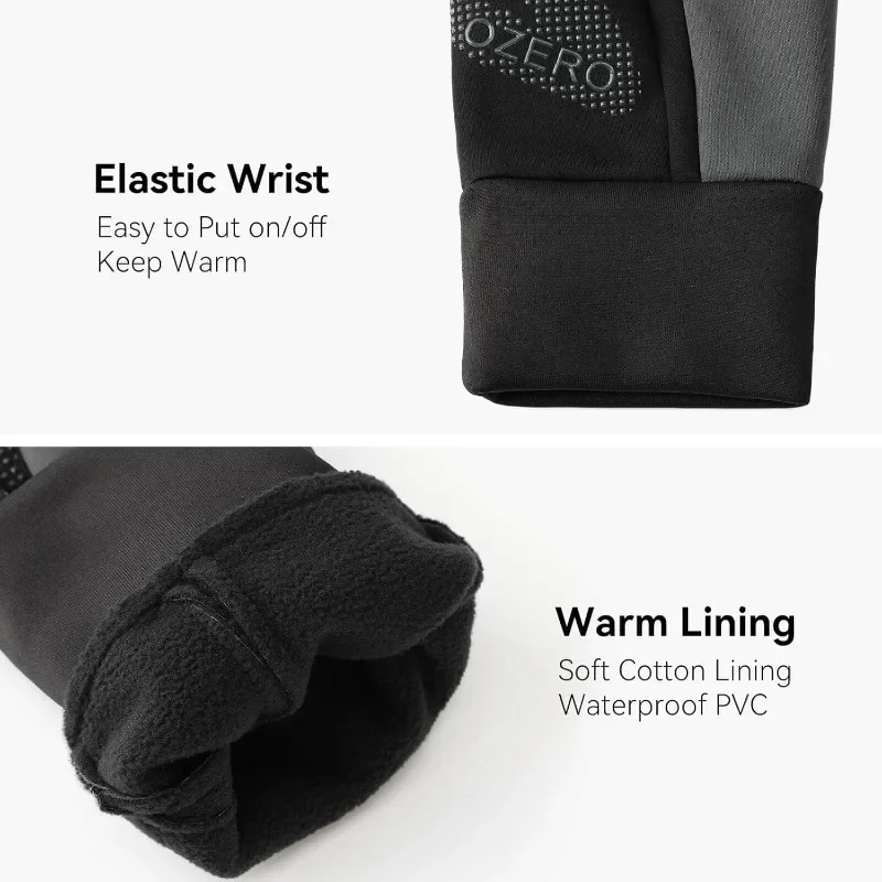 Schaatshandschoenen Touchscreenhandschoenen Dames Winddicht Koud weer Accessoires Wanten met touchscreen voor vingers Antislip