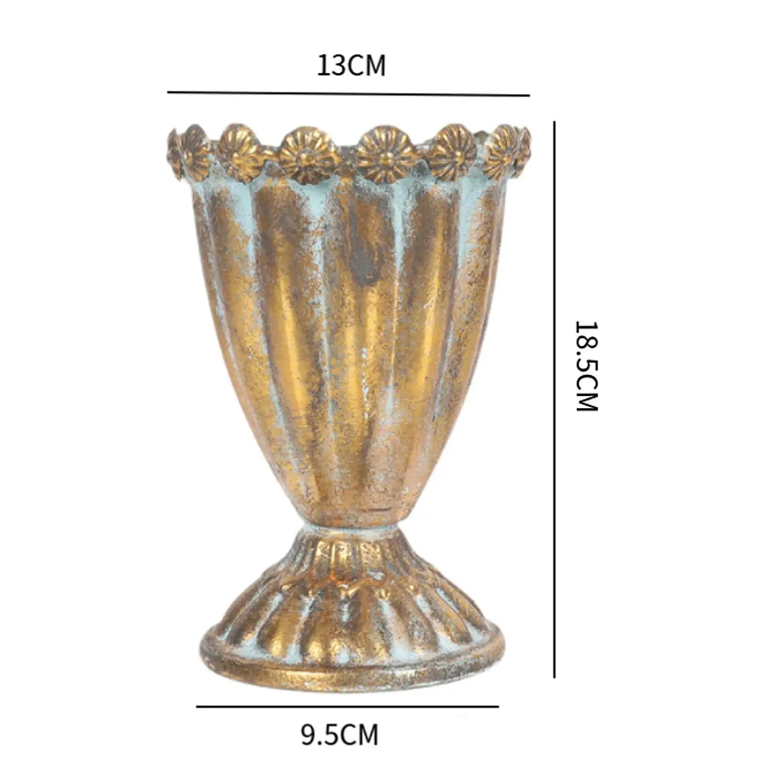 Simulazione trofeo vaso vaso decorativo paese composizione floreale contenitore vaso di fiori vaso di fiori per la casa fiori secchi