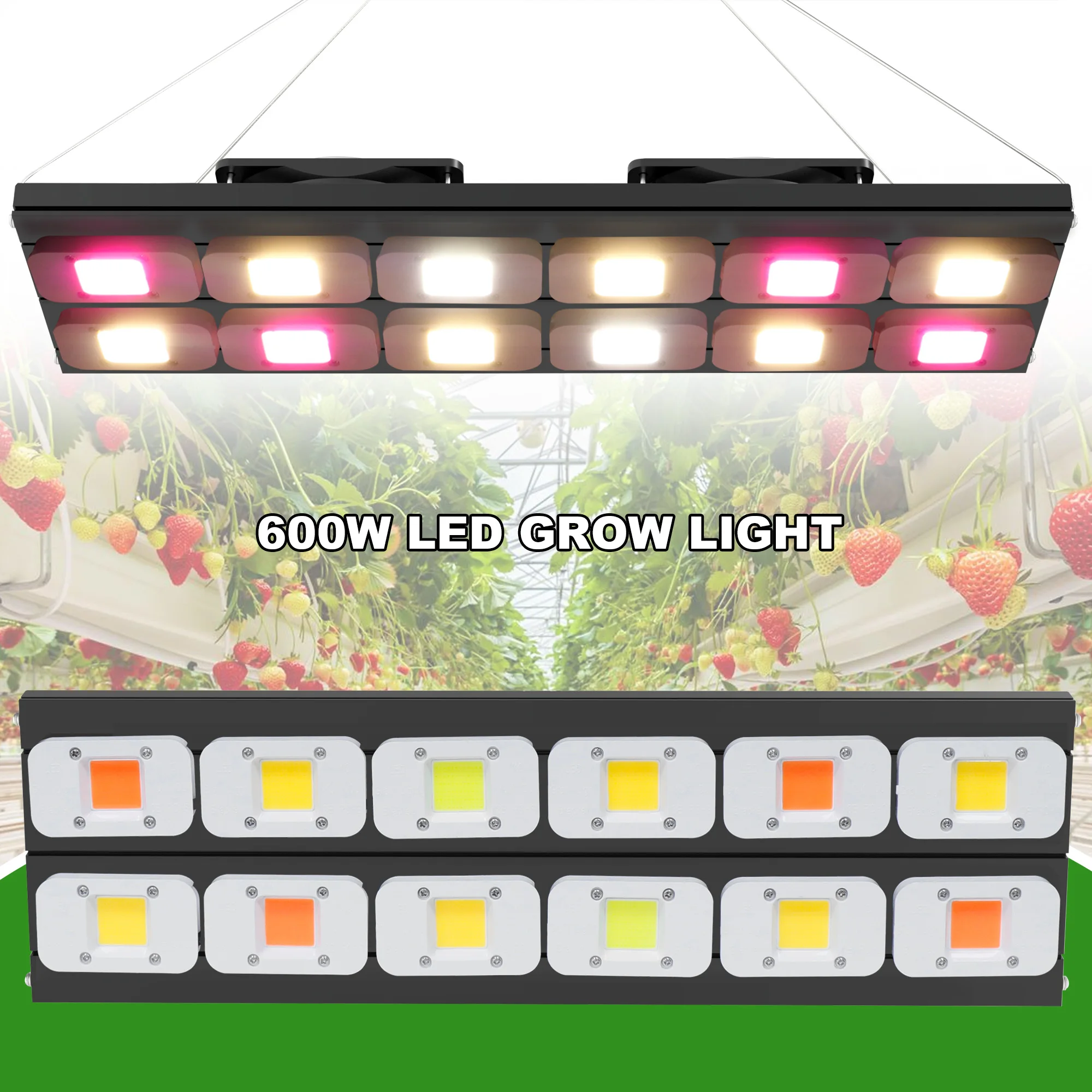 LED Grow Light Dimmable 3000W 6000W DOB Full Spectrum Grow High PPFD Phytolamp For Flowers Greenhouse Grow LED Plants Veg Bloomi