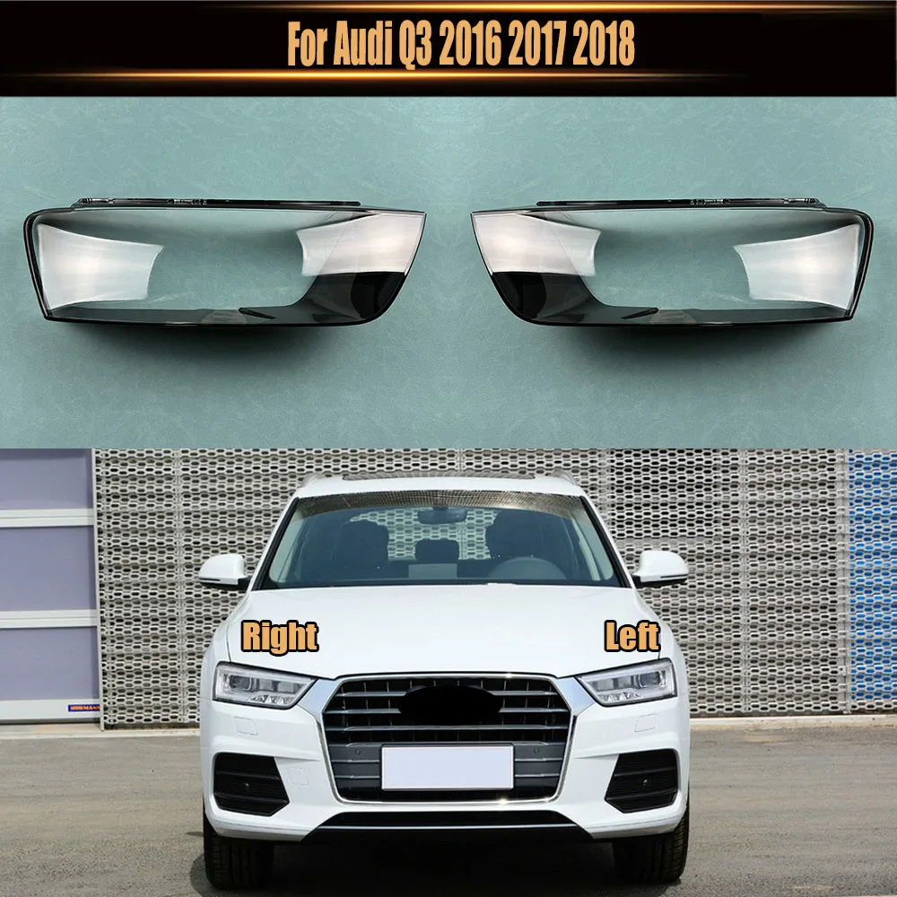 

For Audi Q3 2016 2017 2018 Transparent Headlamp Shell Lampmask Lamp Shade Headlight Cover Replace The Original Lampshade