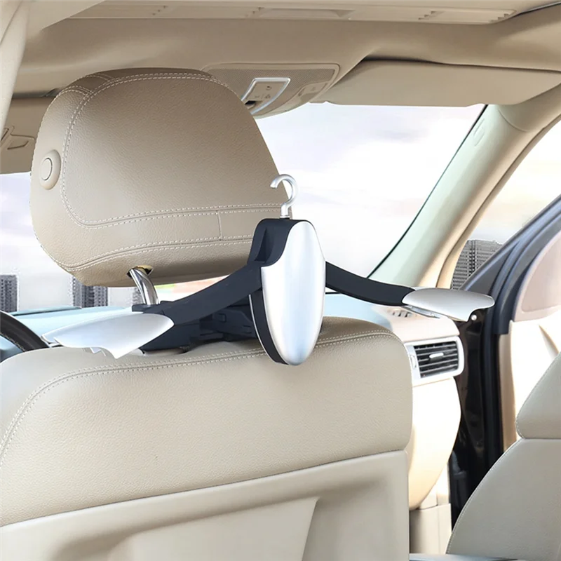 

Detachable Multifunctional Car Coat Hanger Car Seat Coat Hanger Clothes Suits Holder Organizer Mounts Holder Easy To Use Silver