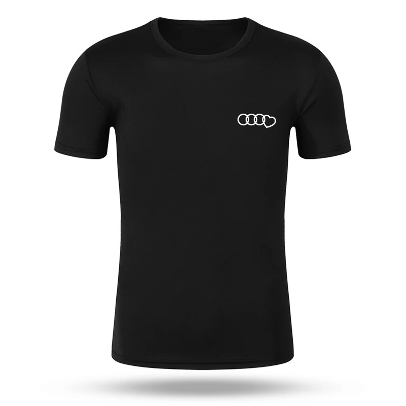 

New Summer T Shirt For Men Jogging Short Sleeve Tee Fashion Clothing Daily Quick Drying Casual Crew Neck Pullover Tracksuit Tops