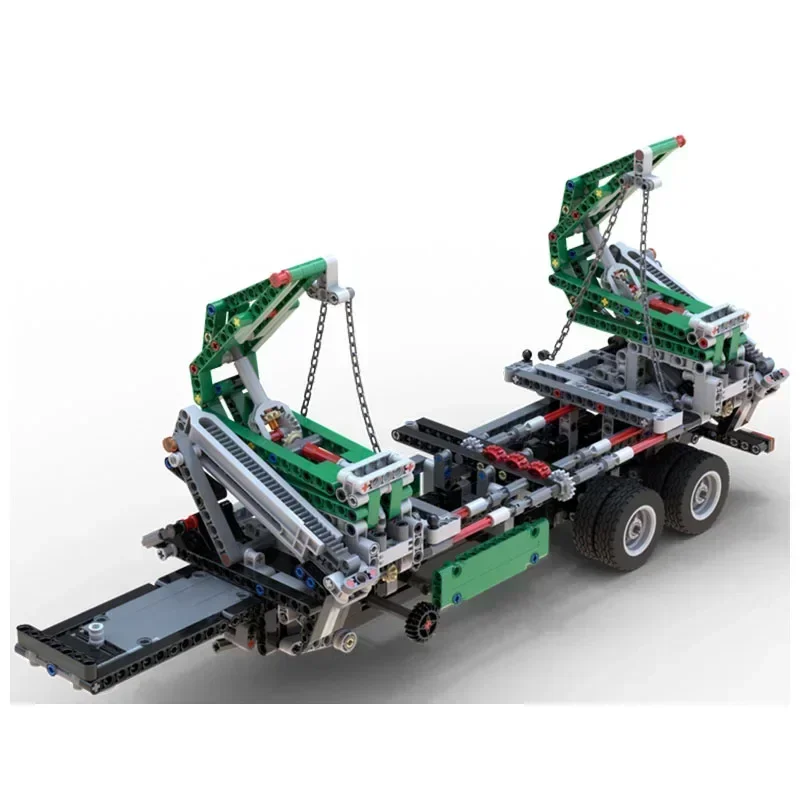MOC-120866 شاحنة ماك أنثيم الجمعية خياطة اللبنات نموذج 2579 اللبنات قطع غيار السيارات الاطفال عيد ميلاد لعبة هدية #4