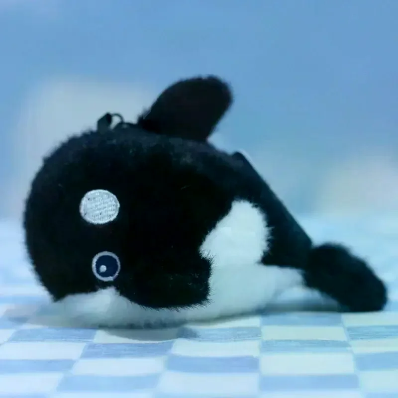 ตุ๊กตาสัตว์ทะเล 1 ชิ้น ของเล่นตุ๊กตาปลา จี้ห้อยกระเป๋า 12 ซม. การ์ตูน ตุ๊กตาสัตว์นุ่มพิเศษ แมวน้ำ วาฬ โลมา พวงกุญแจตุ๊กตาขนนุ่ม ของขวัญวันเกิดสำหรับเด็ก