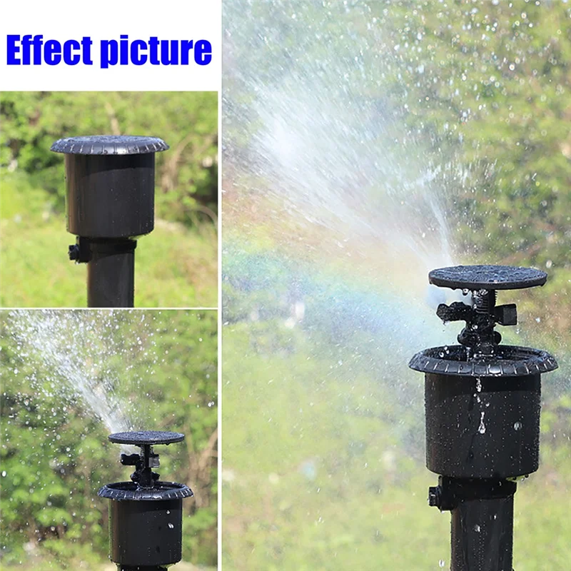 1/2 Inch 3/4Inch Integrated Sprinkler High Water Pressure 360 Degrees Rotating Watering -Up Head Sprinkler