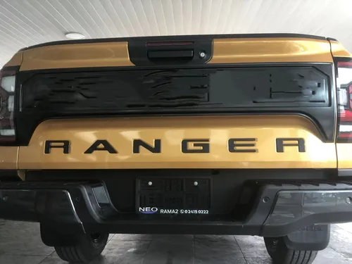 Imagen 2 del producto 6 letras para Ford Ranger T9 2022-2025 Logo de puerta trasera letra emblema 3D tamaño Original ABS