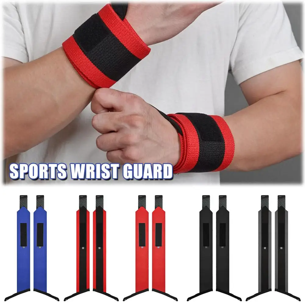 1 Pair Wrist Support Braces - Heavy Duty Weight Lifting Wrist Wraps with Custom Logo for Serious Gym Training J5Q5