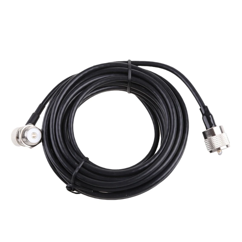 PL259 Male Naar SO239 Vrouwelijke RG58 Antenne Extension Coax Jumper Kabel 5M Lengte