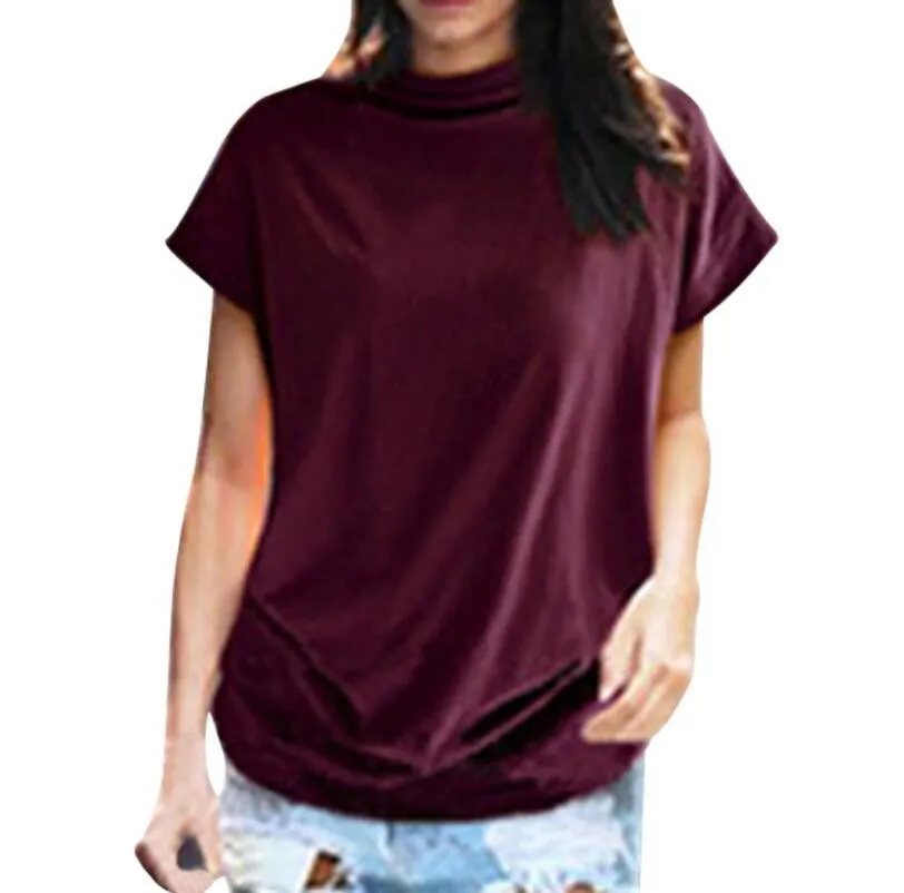 Kaos Katun Modis Atasan Street Style Kerah Bulat Model Longgar Pakaian Kasual Musim Panas Wanita Ebaywi Terlaris