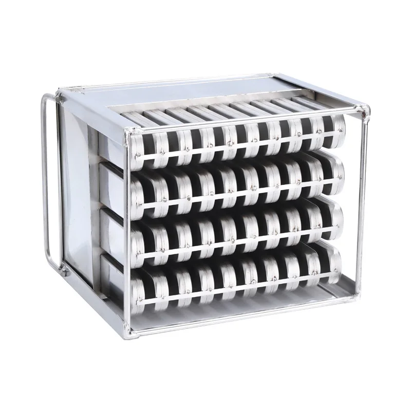 40pcs stainless steel 304 single layer DIY metal ice popsicle mold flat ice cream fruit popsicle mold for living room