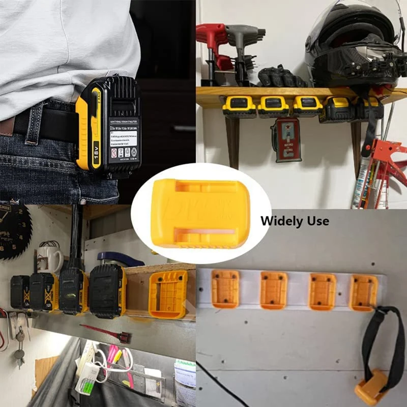 Holders For Dewalt Battery 18V 20V 60V Mount Wall Shelf Belt & Adapter For Dewalt Lithium Battery 20V Max Power