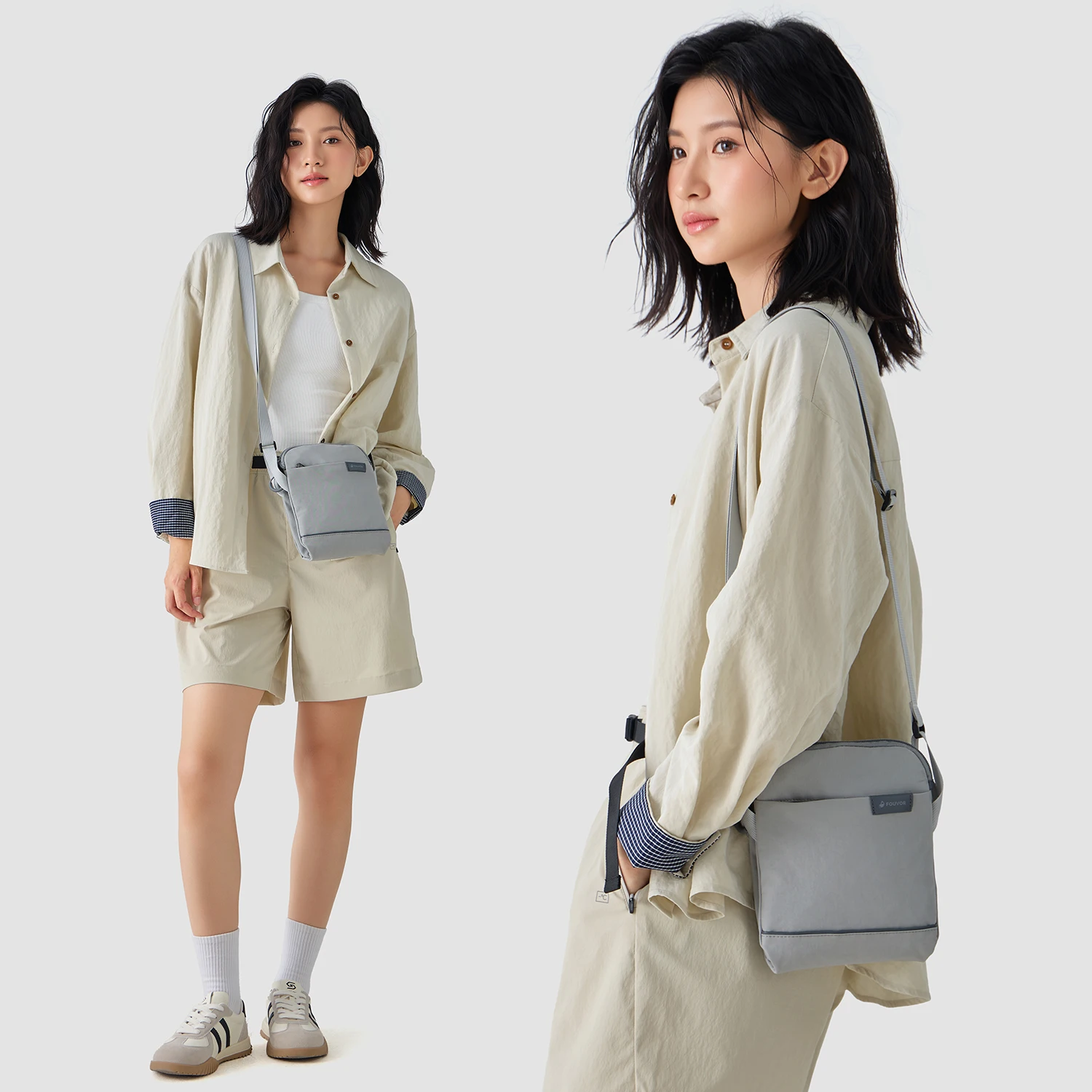 

EPOL Small Shoulder Bag Casual Fashion Sports Women's Crossbody Bag 2025 Trend Nylon Canvas Lightweight Messenger Bags 3063-01
