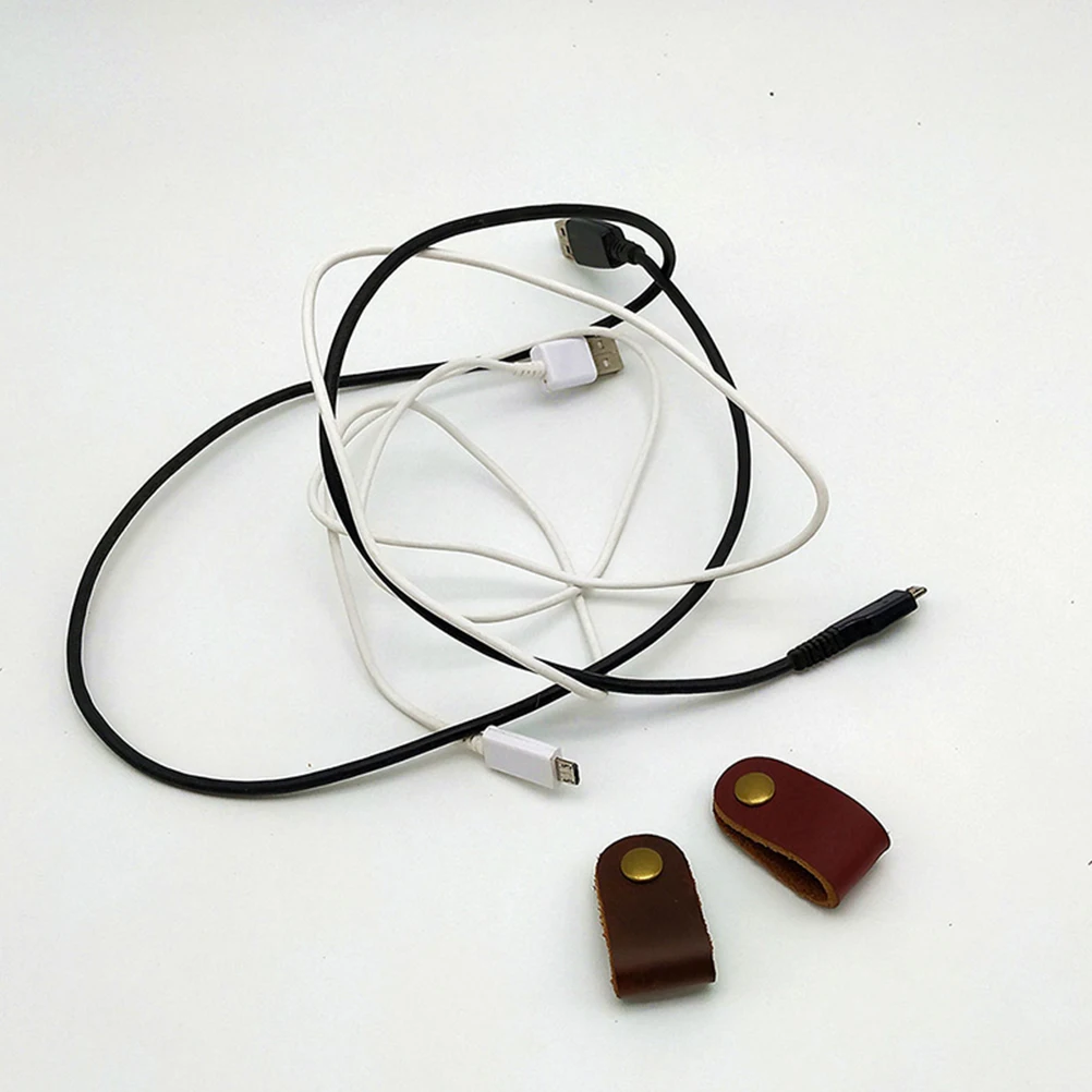 

10pcs Headphone Winder Cable Tie Holder USB Cord Organizer Belt Portable Retro Keeper Wire Arranger Elastic Protective