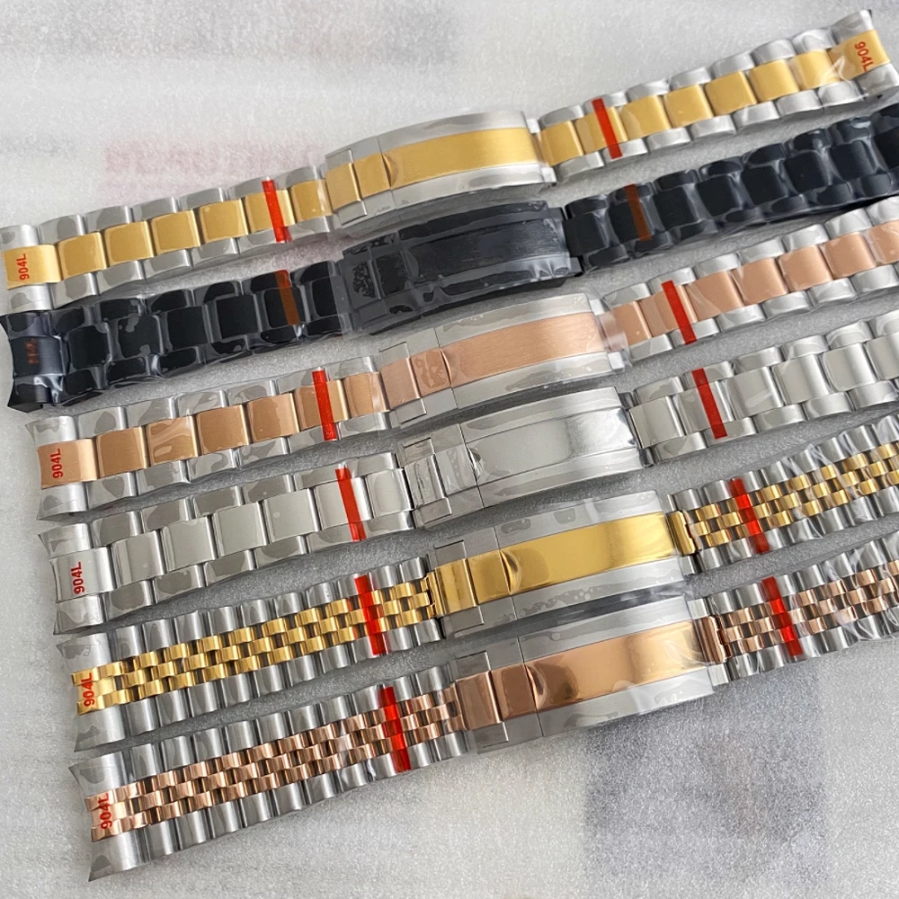 

Stainless Steel Bracelet 20MM Watch Belt Band Replacement Watch Strap for 41MM Watch Case Watchbands Modified Accessories
