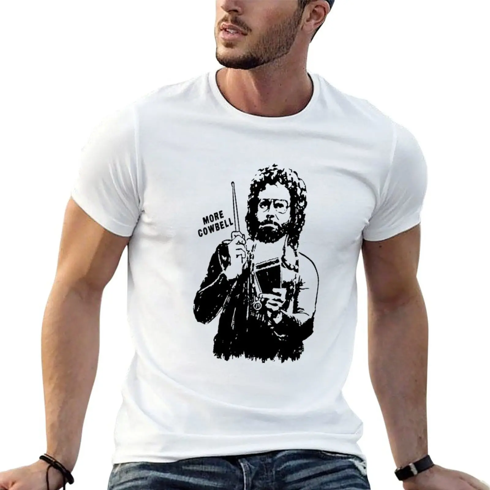 

vintage t 100 t man for T-Shirt Will for Cowbell Ferrell More shirt Classic man shirts graphic percent cotton