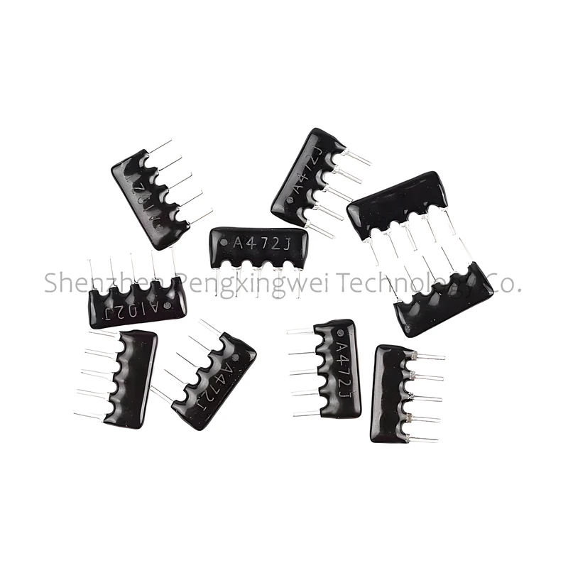 10pcs Exclusion Network Resistor Array 4PIN 5PIN 6PIN 7PIN 8PIN 9PIN 10PIN DIP4 DIP5 DIP6 DIP7 1K 4.7K 10K A102J A103J A472J