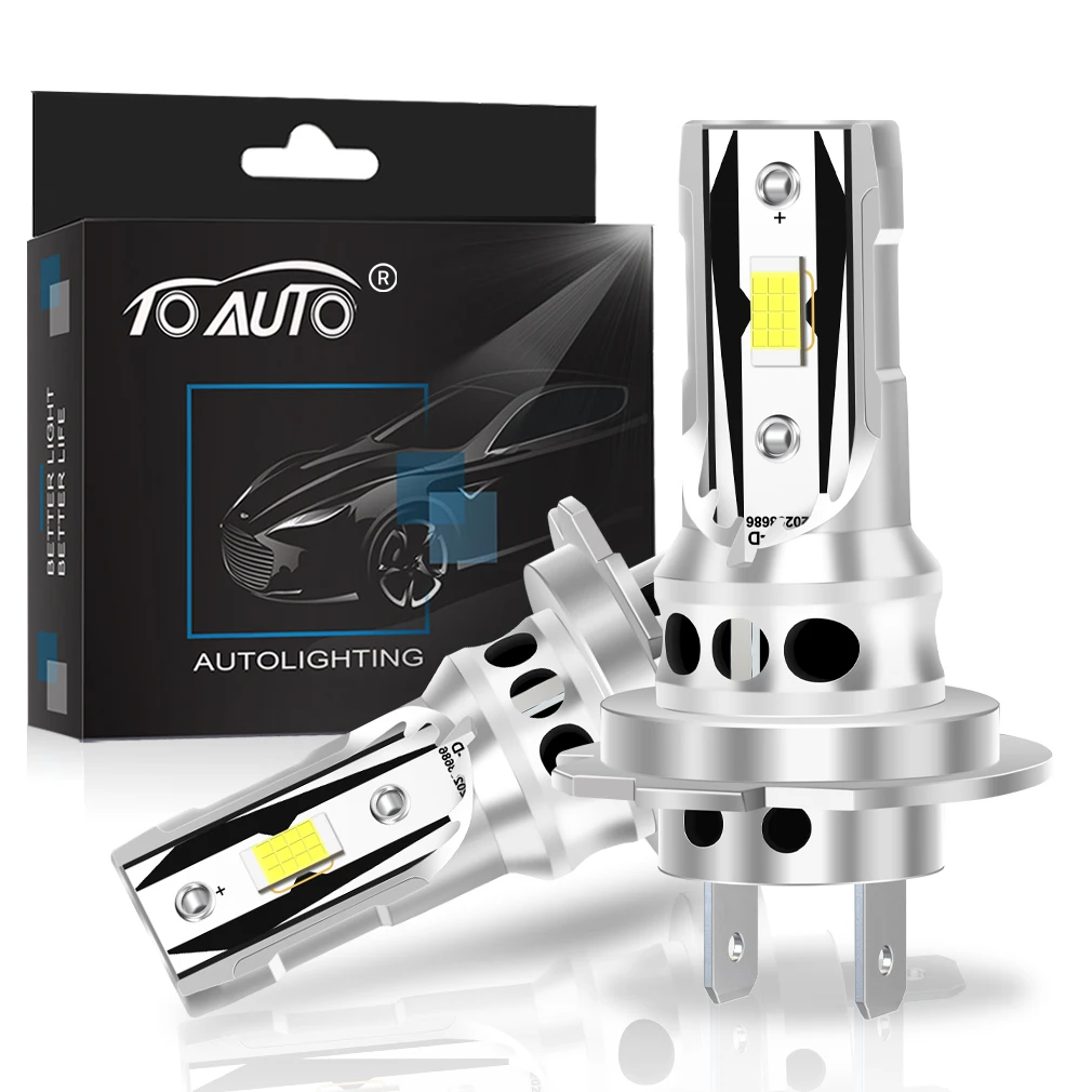 

20000LM H7 LED Headlight Canbus 100W 6000K CSP for Car Headlamp H7 LED With Fan Turbo Lights Auto Diode Fog Lamps 12V Plug&Play