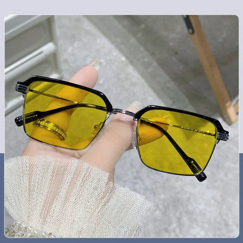Neue Quadratische Nachtsichtbrille Unisex Photochrome Nachtsichtbrille für Outdoor-Fahren & Sport Sonnenschutzbrille – Detail 5