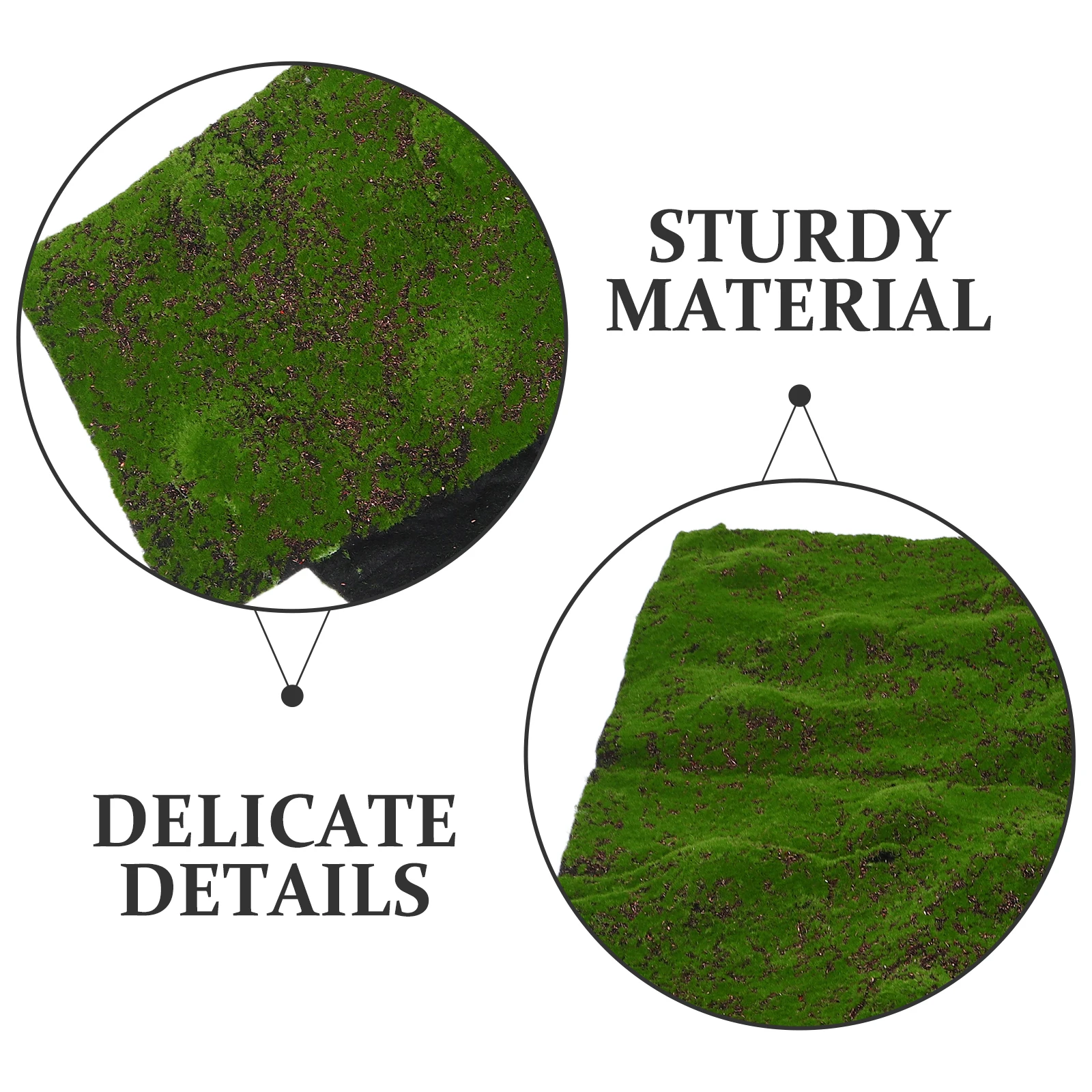 39.3X39.3 بوصة ورقة الطحلب الاصطناعي فو سجادة من الحشيش الصناعي للنباتات الداخلية محاكاة العشب ديكور الحرفية الزفاف المنزل مكتب Diy بها بنفسك عالية #5