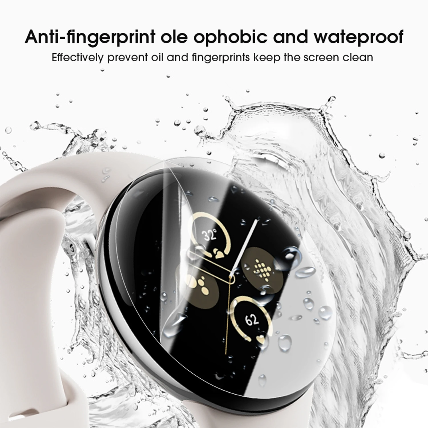 Google Pixel Watch 4 41mm 45mm 하이드로겔 필름 스마트워치 화면 보호기(Google Watch4용) 소프트 보호 필름