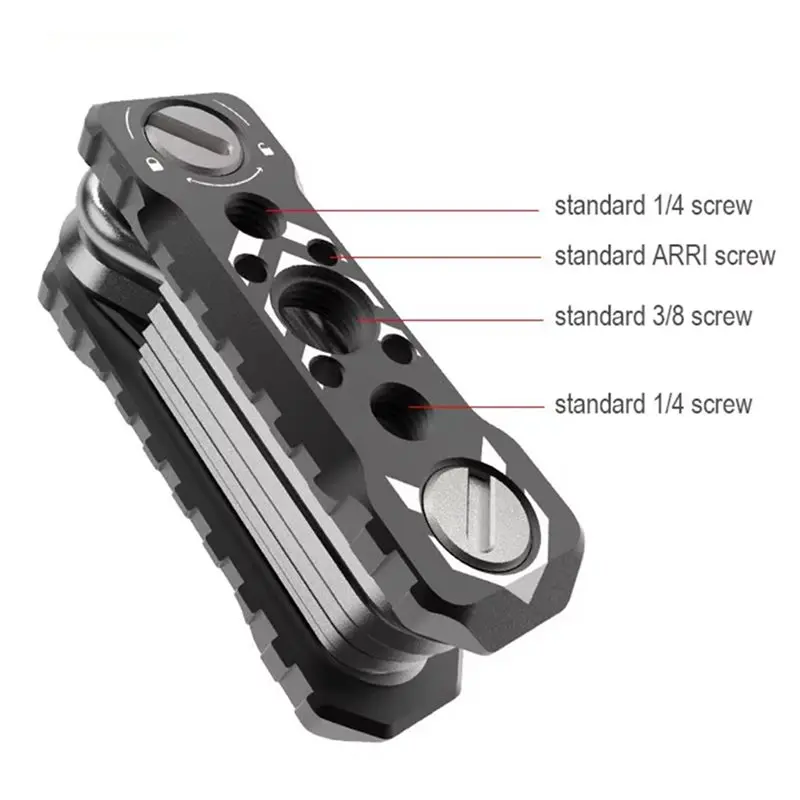 [Great Value】 Multifunctional Combination Tool Portable Photography 1/4