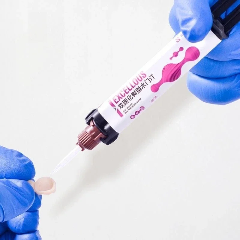 

Dental Materials Double Curing Resin Cement Zirconia Special Crown Bridge Self Adhesive White Resin Self Mixing Dental Oral Tool