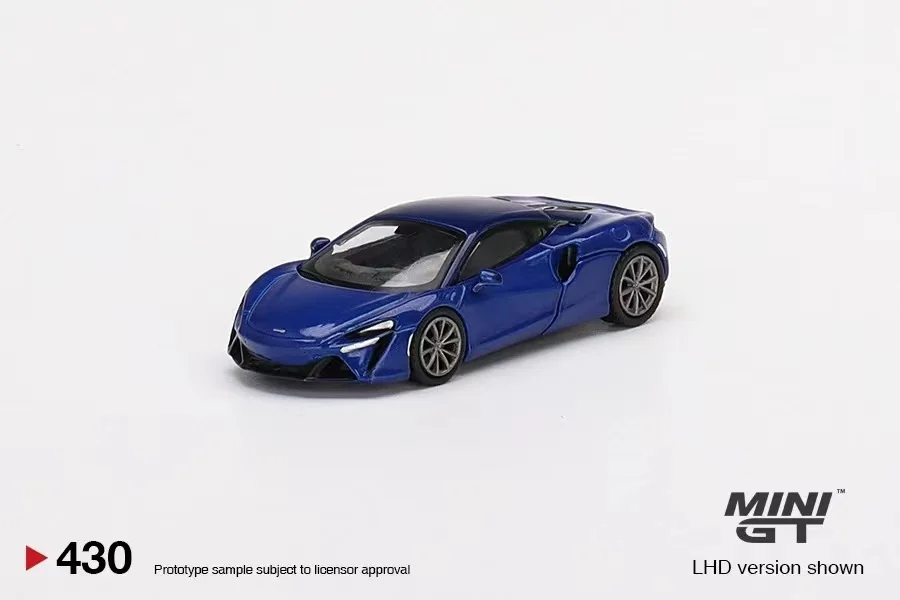 MINIGT 1:64 McLaren #496 alloy car model free shipping, boys' toys, adult collectibles, children's holiday birthday gifts