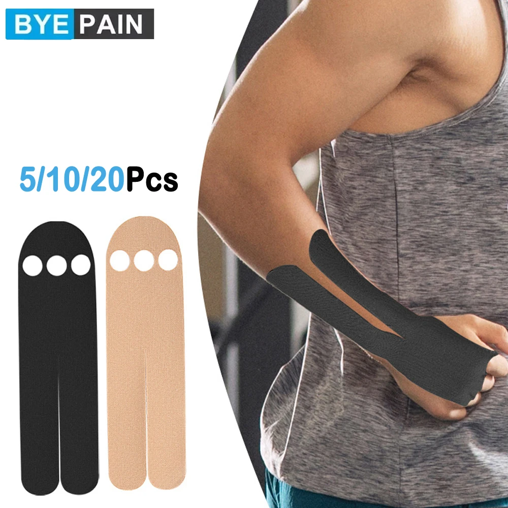 5/10/20 Stück Kinesiologie-Tape für das Handgelenk, atmungsaktives, vorgeschnittenes Kinesiologie-Tape, Bowling-Handgelenk-Tapes, elastisches Sporttape
