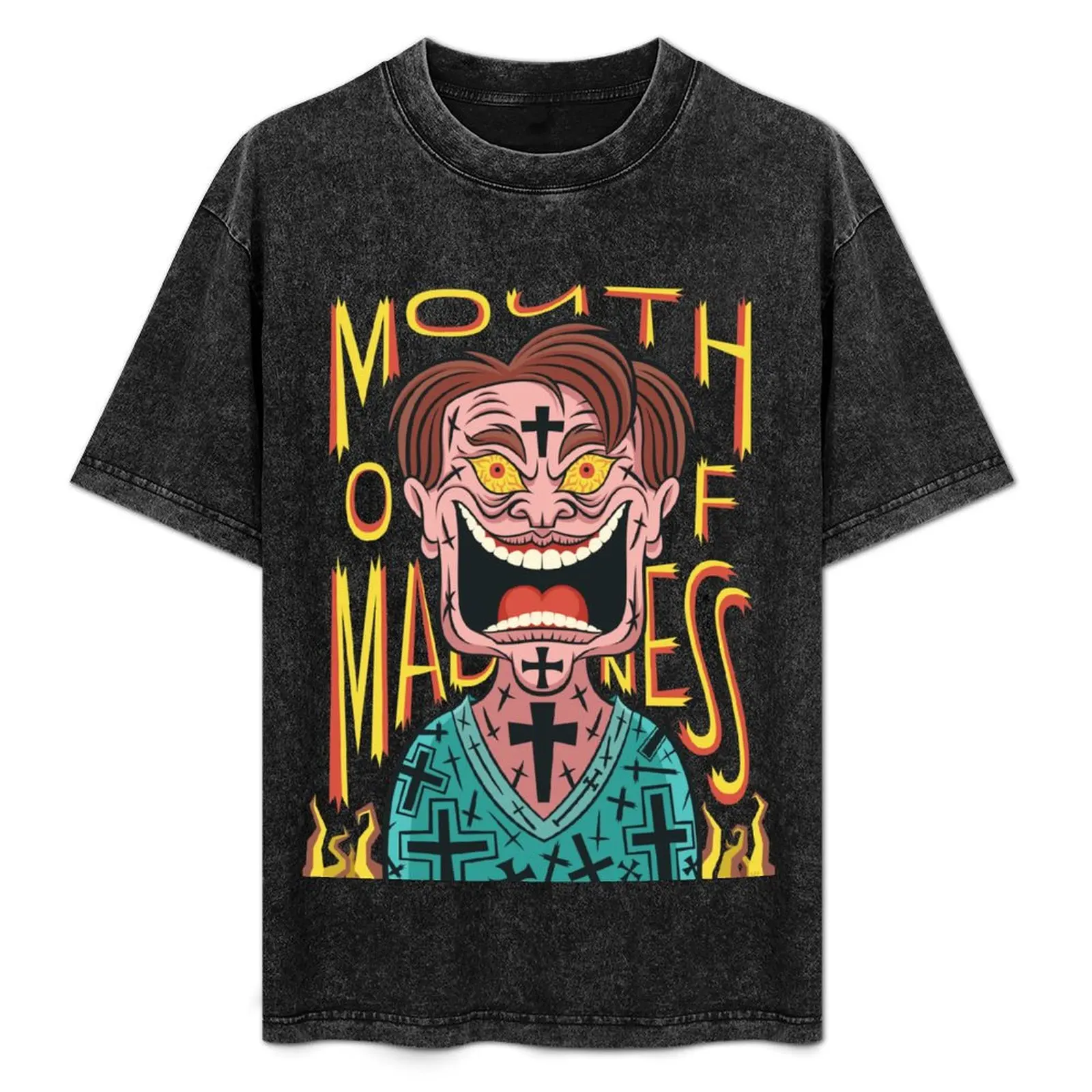 

In the Mouth of Madness T-Shirt Plus Size Loose Short Sleeve Top