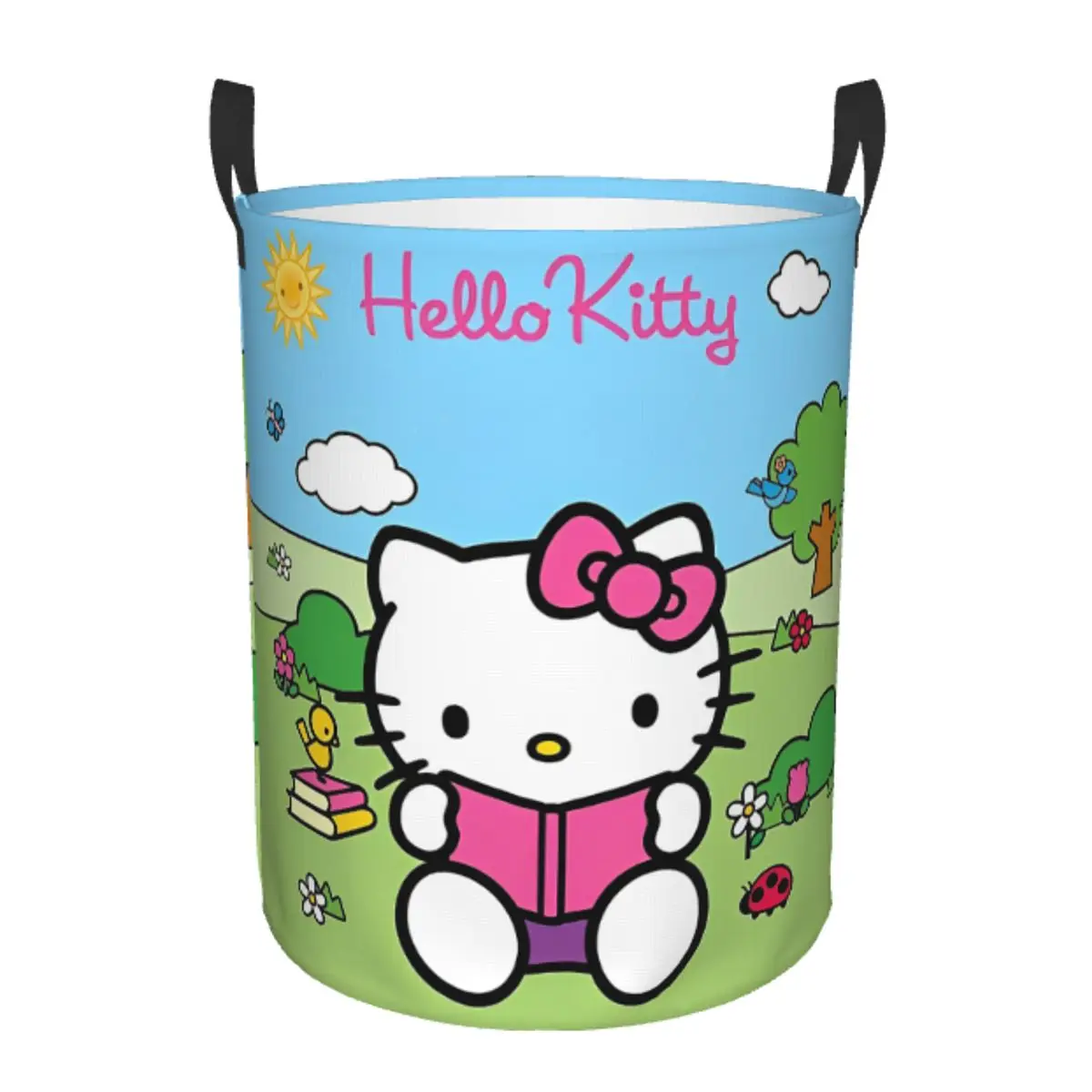 Hello Kitty Decor Toys Baskets Hamper Decorative Storage Basket for Living Room