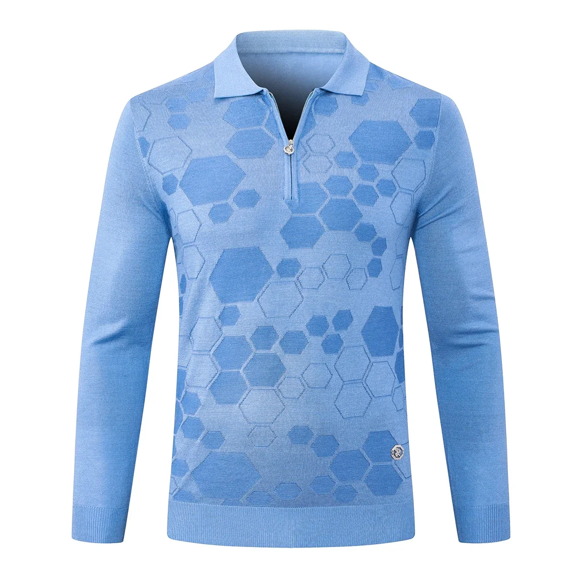 DIKU-suéter de lana CPTG para hombre, suéter cálido informal con cremallera, tejido recto, estampado elástico, calidad, talla grande, M-5XL, 2024, novedad de 2025