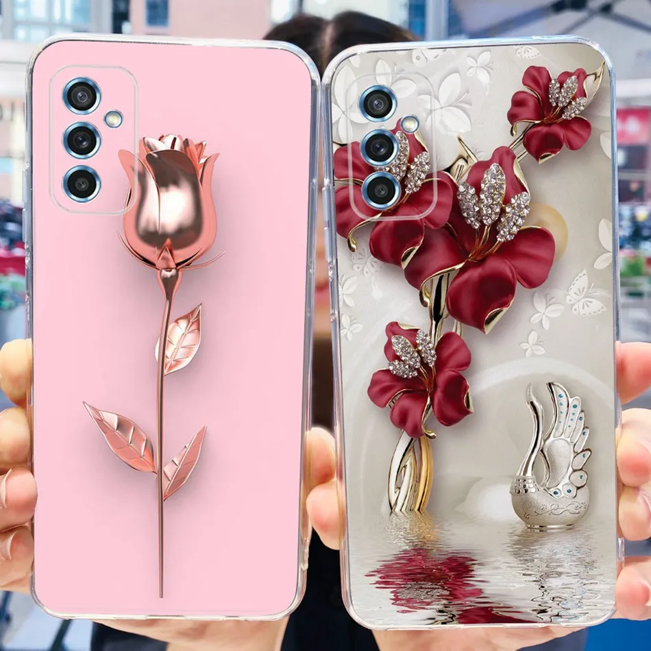 For Samsung Galaxy M52 5G Phone Case Samsung M52 M 52 5G SM-M526B SM-M526BR Soft Silicone Clear TPU Slim Back Cover