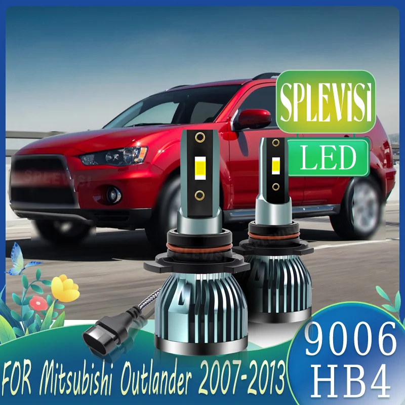 

Clear Night Vision Easy to Install Headlight LED Low Beam Lights For Mitsubishi Outlander 2007 2008 2009 2010 2011 2012 2013