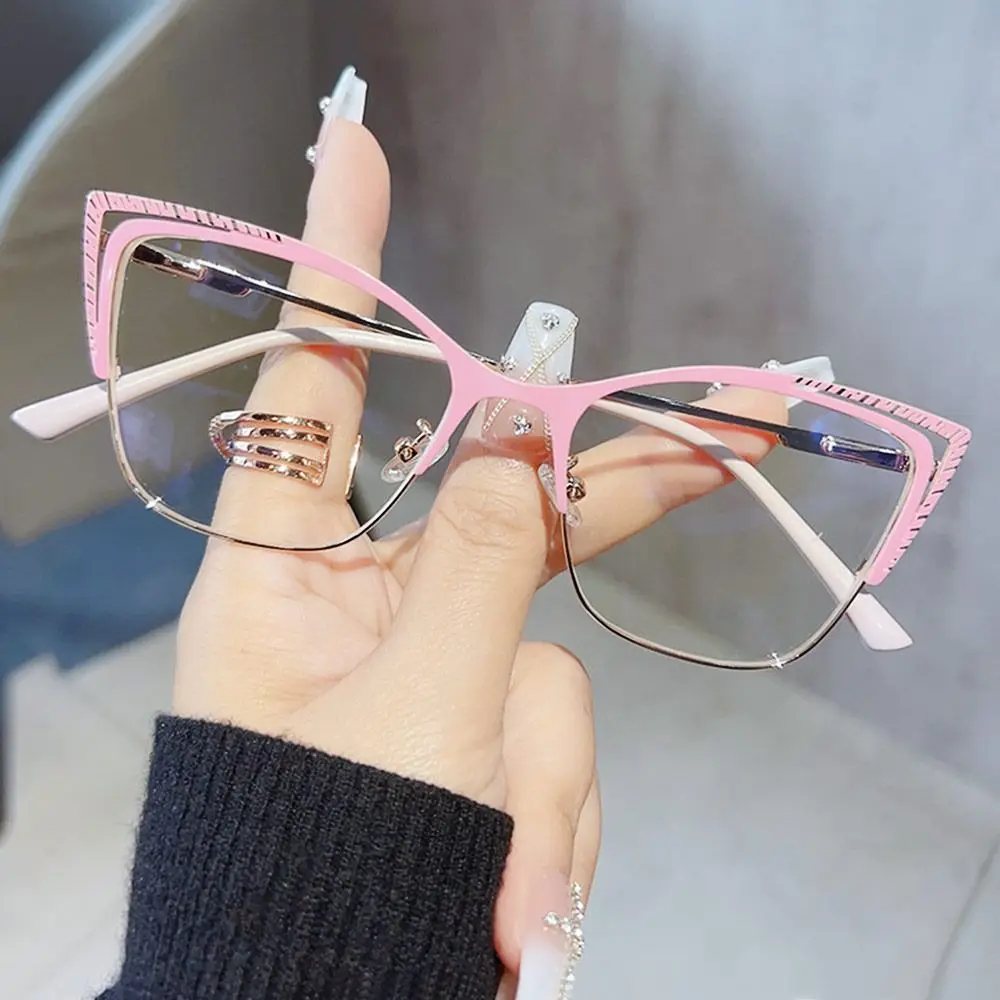 Blue Light Blocking Women Designers Eyeglasses Optical Spectacle Computer Eye Protection Glass Fashion Eyewear Computer Goggles