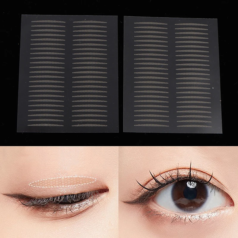 Invisible Double Eyelid Sticker Lace Eye Lift Strip Transparent Gauze Mesh-Lace Tape Self-Adhesive Stickers Eye Tape Tools