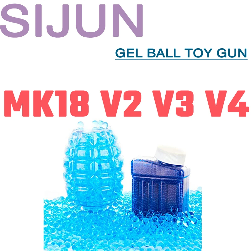 AK 언클 시준 시리즈 MK18 V2 V3 V4 장난감 총 젤 볼 장난감 총 메탈 기어박스 7-8mm 젤 볼 전동 장난감 총 WBB